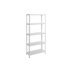 МЕТАЛЕН СТЕЛАЖ BASIC 170x75x30 см, ДО 75 КГ НА РАФТ - БЯЛ_1