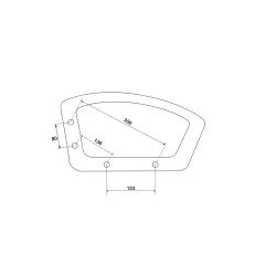 Подлакътник за офис стол 6075 - ляв_1