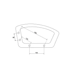 ПОДЛАКЪТНИК ЗА ОФИС СТОЛ 6081 - ЛЯВ_1