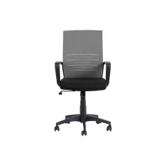 РАБОТЕН ОФИС СТОЛ CARMEN 7041 ЧЕРЕН - СИВ_1