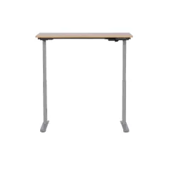 ЕРГОНОМИЧНО БЮРО С РЕГУЛИРАНЕ НА ВИСОЧИНАТА CARMEN CR-119 БУК-СИВ_2