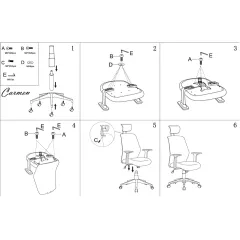 ПРЕЗИДЕНТСКИ ОФИС СТОЛ CARMEN 7535 - ТЪМНОСИВ - ЧЕРЕН_4 ПРЕЗИДЕНТСКИ ОФИС СТОЛ CARMEN 7535 - ТЪМНОСИВ - ЧЕРЕН_4