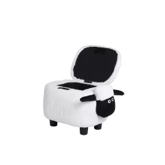 ДЕТСКА ТАБУРЕТКА С РАКЛА - БЯЛА ОВЦА_2 ДЕТСКА ТАБУРЕТКА С РАКЛА - БЯЛА ОВЦА_2