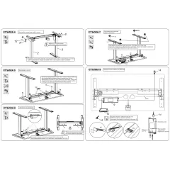 ЕРГОНОМИЧНО РЕГУЛИРУЕМО БЮРО CARMEN CR-114 W - БЯЛО_7