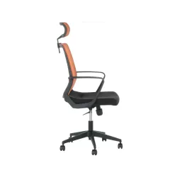 ПРЕЗИДЕНТСКИ ОФИС СТОЛ CARMEN 7562 - ЧЕРНО-ОРАНЖЕВО_3