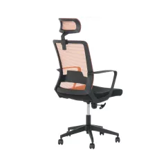 ПРЕЗИДЕНТСКИ ОФИС СТОЛ CARMEN 7562 - ЧЕРНО-ОРАНЖЕВО_4