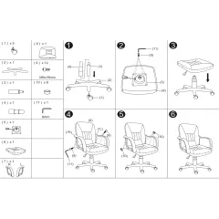 РАБОТЕН ОФИС СТОЛ CARMEN 6680 - СИВ_3