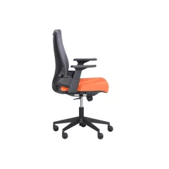 РАБОТЕН ОФИС СТОЛ CARMEN 7545 ОРАНЖЕВ - СИВ_3