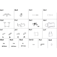 ГЕЙМЪРСКИ СТОЛ CARMEN 6312 - БЯЛ - ЧЕРЕН_6 ГЕЙМЪРСКИ СТОЛ CARMEN 6312 - БЯЛ - ЧЕРЕН_6