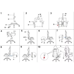 ГЕЙМЪРСКИ СТОЛ CARMEN 6312 - БЯЛ - ЧЕРЕН_7 ГЕЙМЪРСКИ СТОЛ CARMEN 6312 - БЯЛ - ЧЕРЕН_7