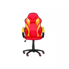 ГЕЙМЪРСКИ СТОЛ С ФУТБОЛНИ МОТИВИ CARMEN 6305 - ЧЕРВЕНО-ЖЪЛТ_1