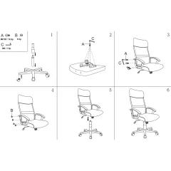 РАБОТЕН ОФИС СТОЛ CARMEN 6592 - СИВ-ЧЕРЕН_5