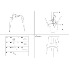 ТРАПЕЗЕН СТОЛ CARMEN 525 - ЗЕЛЕН_5