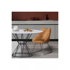 ТРАПЕЗЕН СТОЛ GEDLING - ОРАНЖЕВ MJ 1_3