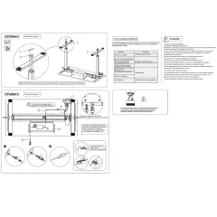 ЕРГОНОМИЧНО РЕГУЛИРУЕМО БЮРО CARMEN CR-4024 - БЯЛ_10