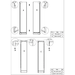 МЕТАЛЕН ШКАФ CARMEN CR-1283 JS ЧЕРЕН-СРЕБЪРЕН_4