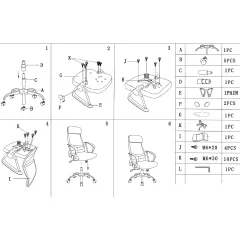 ПРЕЗИДЕНТСКИ ОФИС СТОЛ CARMEN 3183 - ЧЕРЕН_5