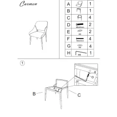 ТРАПЕЗЕН СТОЛ LUTON - СВЕТЛОКАФЯВ 7_5