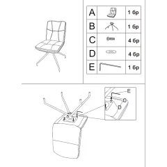 ТРАПЕЗЕН СТОЛ RAMSEY - СВЕТЛОКАФЯВ BF 1_5