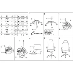 ЕРГОНОМИЧЕН СТОЛ CARMEN 7542 W - БЕЖОВ_6 ЕРГОНОМИЧЕН СТОЛ CARMEN 7542 W - БЕЖОВ_6