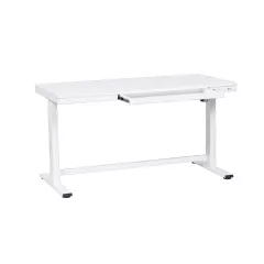 ЕРГОНОМИЧНО РЕГУЛИРУЕМО БЮРО CARMEN CR-118 - 140 СМ - БЯЛО_1