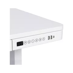 ЕРГОНОМИЧНО РЕГУЛИРУЕМО БЮРО CARMEN CR-118 - 140 СМ - БЯЛО_3