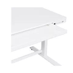 ЕРГОНОМИЧНО РЕГУЛИРУЕМО БЮРО CARMEN CR-118 - 140 СМ - БЯЛО_6