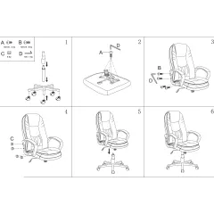 ПРЕЗИДЕНТСКИ ОФИС СТОЛ CAMEN 6682-1 - СИВ_3