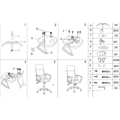 ПРЕЗИДЕНТСКИ ОФИС СТОЛ CARMEN 6083-1 - ЧЕРЕН_4