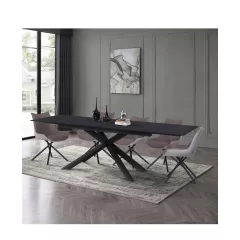 РАЗТЕГАТЕЛНА ТРАПЕЗНА МАСА ELK - ЧЕРНА_5