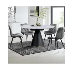 РАЗТЕГАТЕЛНА ТРАПЕЗНА МАСА KRAG - СИВА_4