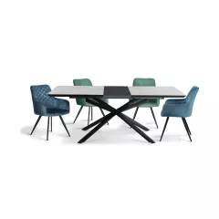 РАЗТЕГАТЕЛНА ТРАПЕЗНА МАСА OMAHA - БЯЛ - ТЪМНОСИВ_7