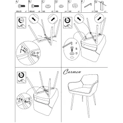 БАР СТОЛ CUNEO 1 - КРЕМ_5