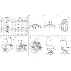 ЕРГОНОМИЧЕН СТОЛ CARMEN 7582 - СИН-ЧЕРЕН_5
