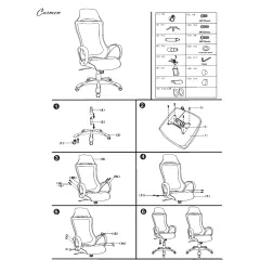 ПРЕЗИДЕНТСКИ ОФИС СТОЛ CARMEN 7578 - ЧЕРЕН_4