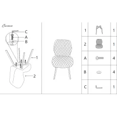 ТРАПЕЗЕН СТОЛ FANO - ТЪМНОСИН_4