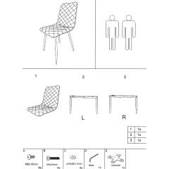 ТРАПЕЗЕН СТОЛ MONZA - ЗЛАТО_4