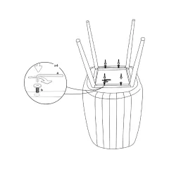 ТРАПЕЗЕН СТОЛ VENUS - КРЕМ 03_6