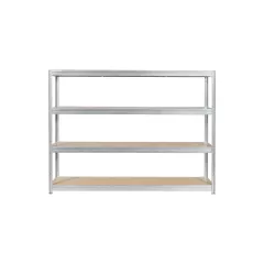 МЕТАЛЕН СТЕЛАЖ MEGA 177x240x45 см, ДО 450 кг НА РАФТ - ЦИНК_1