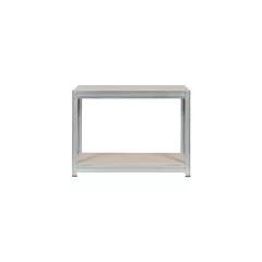 МЕТАЛЕН СТЕЛАЖ MEGA 87x160x60 см, ДО 600 КГ НА РАФТ - ЦИНК_1