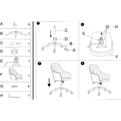 ОФИС КРЕСЛО CARMEN 2016 ЕКО КОЖА - ЧЕРЕН_3