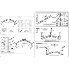 ПОВДИГАЩА РАМКА ЗА РЕГУЛИРУЕМО ЪГЛОВО БЮРО CARMEN CR-223 C - БЯЛА_3