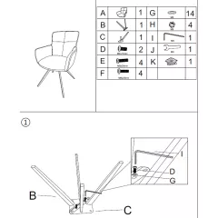 ТРАПЕЗЕН СТОЛ PENDLE - СРЕДНО КАФЯВ XV_6