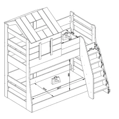 ДВУЕТАЖНО ДЕТСКО ЛЕГЛО MY HOUSE - ЛЯВО_3