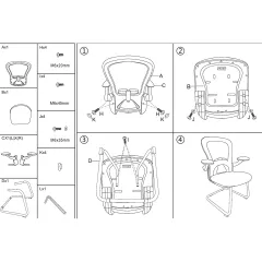 ПОСЕТИТЕЛСКИ СТОЛ CARMEN 7690 - РОЗОВ_6