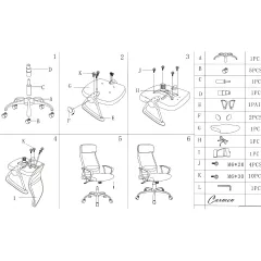 ПРЕЗИДЕНТСКИ ОФИС СТОЛ CARMEN 6184 M - ЧЕРЕН_4