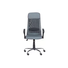 ПРЕЗИДЕНТСКИ ОФИС СТОЛ CARMEN 6184 M - СИВ_1