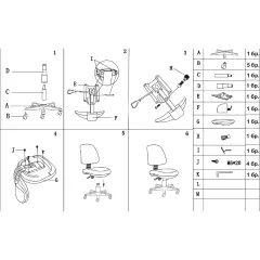 РАБОТЕН ОФИС СТОЛ CARMEN 7068 M - ЧЕРЕН_4
