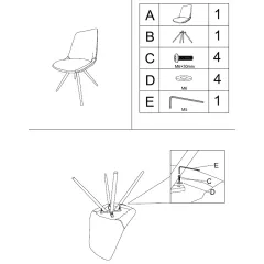 ТРАПЕЗЕН СТОЛ CAMDEN - КРЕМ SF 2_5
