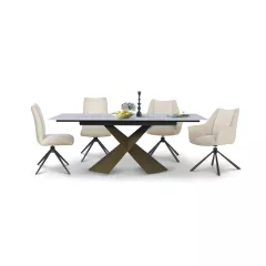 ТРАПЕЗЕН СТОЛ TULSA - ШАМПАНСКО_5